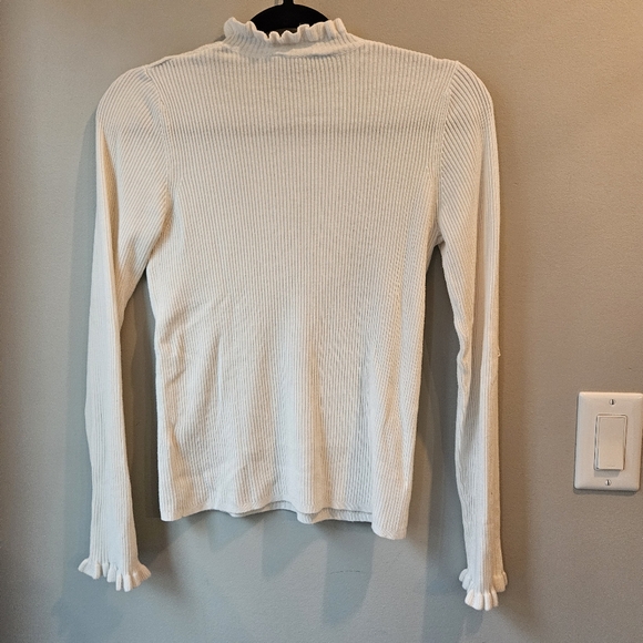 Miss Selfridge Ruffle Trim Sweater - Picture 4 of 4
